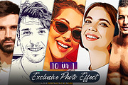 10 Exclusive Photo Effects Bundle, a Layer Style Add-On by Vatdesign (Thumbnail 1 of 15)