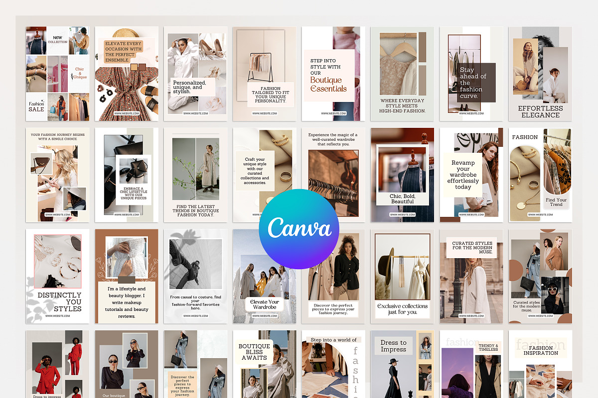 Fashion Canva Social Media Templates, a Social Media Template by Snapybiz (Photo 7 of 9)