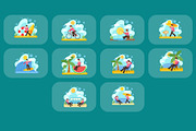 Summer Holiday Illustration Pack, an Illustration by baii09 (Thumbnail 4 of 4)
