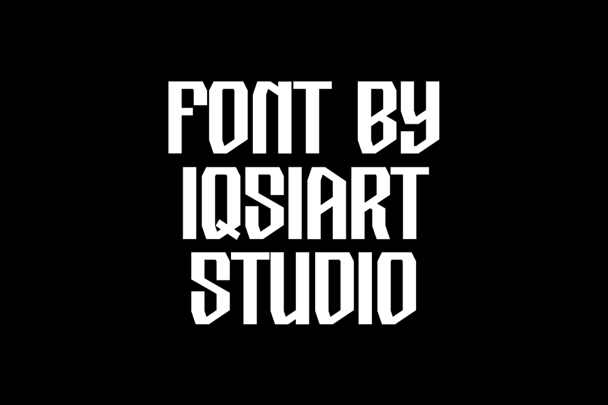 Exprons - Futuristic Space Font, a Sans Serif Font by Iqsiart Studio (Photo 4 of 7)