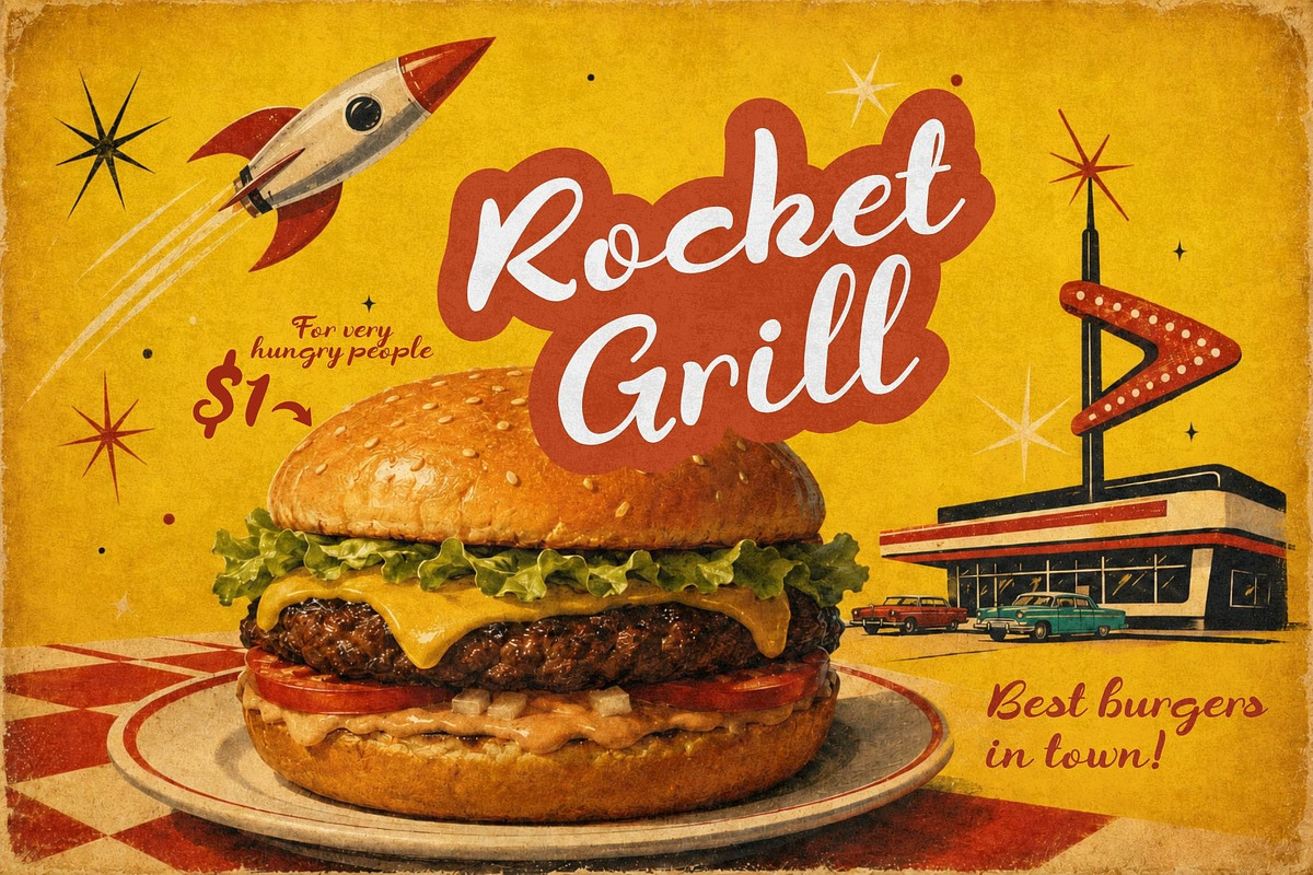 Foxed & Inked - 1950's Script Type, a Script Font by HipFonts (Photo 4 of 8)