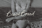 Beach Bound - A Fresh Pencil Script, a Script Font by Nicky Laatz (Thumbnail 1 of 26)