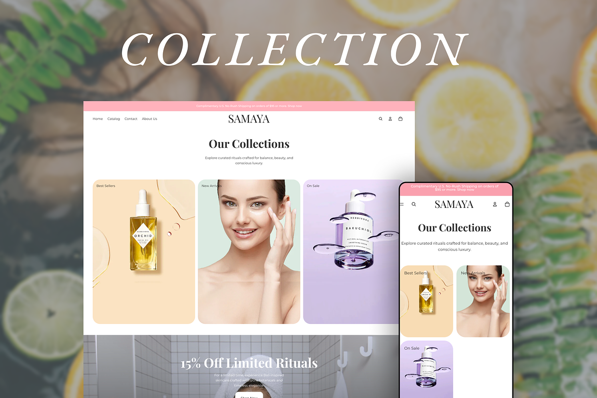 Samaya - Natural Skincare Theme, a Shopify Template by AtelierDuVow (Photo 5 of 10)