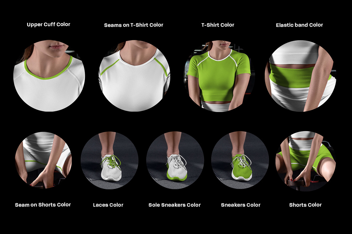 6 Sports Top and Shorts Mockups, a Shirt Mockup by Grow Design Craft Studio (Photo 4 of 8)