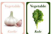 Vegetable Flash Cards for Kids, a Card Template by DigitalsDesigns (Thumbnail 4 of 4)