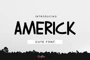 Americk Font, A Handwritten Font By CrafterFonts