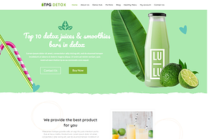 TPG Detox Juice WordPress Theme