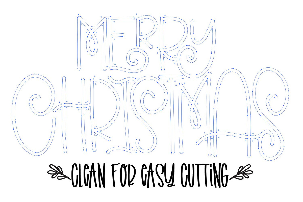 Christmas Dingbat Font preview 2