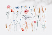 Storks and wild flowers collection, an Animal Illustration by Peace ART (Thumbnail 3 of 15)