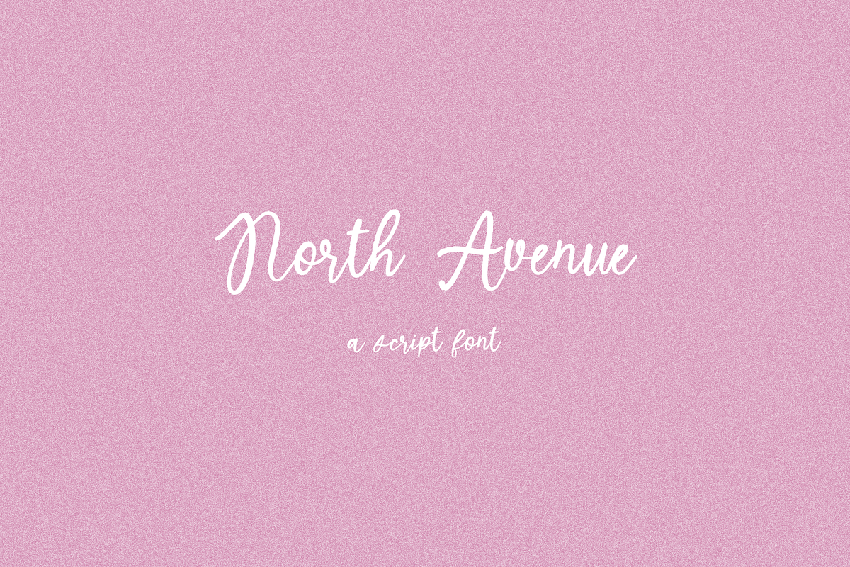 North Avenue Script, a Script Font by Beck McCormick (Photo 1 of 10)
