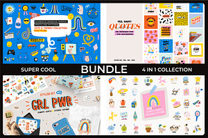 Girl Power Clipart & Quotes BUNDLE