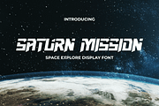 Saturn Mission-Explore Display Font, a Sans Serif Font by Pinisi ART (Thumbnail 1 of 10)
