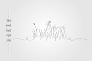 simple botanical nature, an Object Graphic by lawoel (Thumbnail 2 of 3)