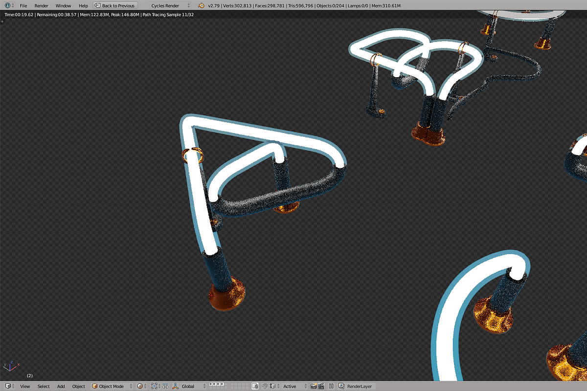 Neon Typography, an Object 3D Model by Studio Ochi (Photo 6 of 8)