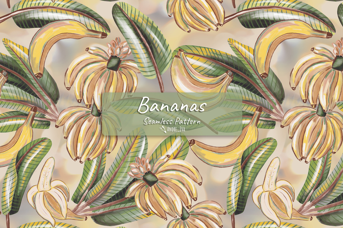 Bananas, a Decorative Illustration by Andre_Eva (Photo 1 of 8)