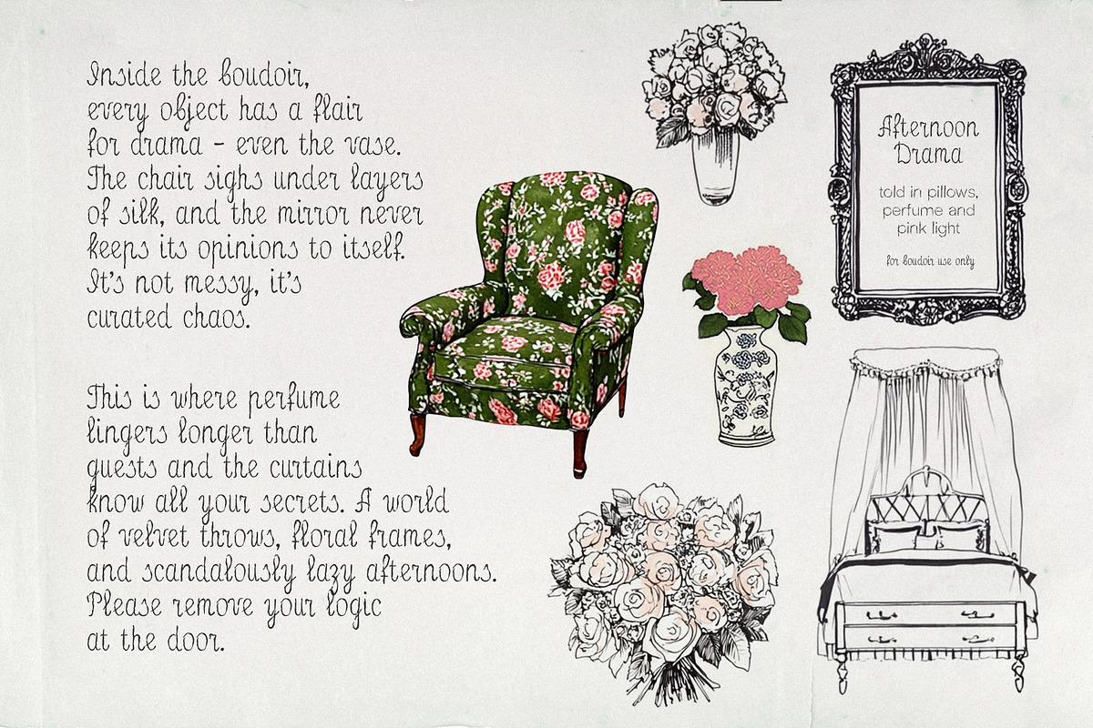 Le Petit Boudoir Vintage Font Duo, a Handwritten Font by AnMark (Photo 3 of 13)