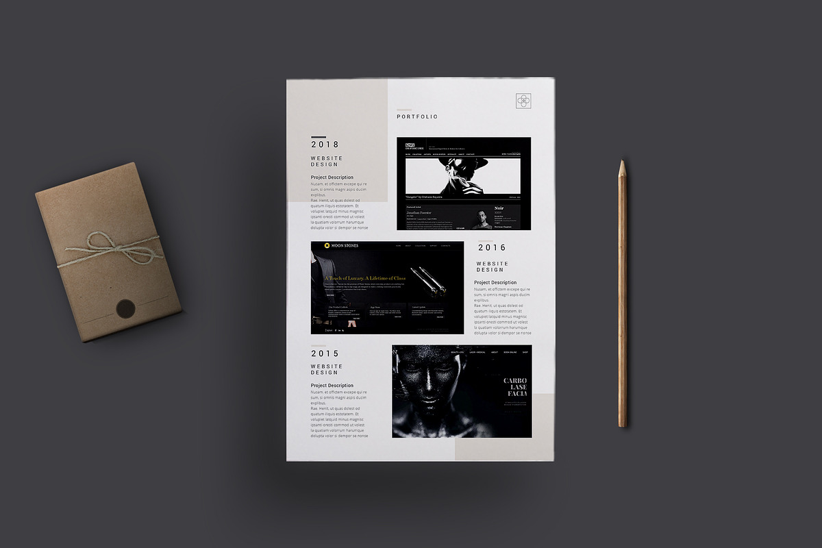 Theta Resume Template, a Resume Template by Nina Shaw (Photo 4 of 10)