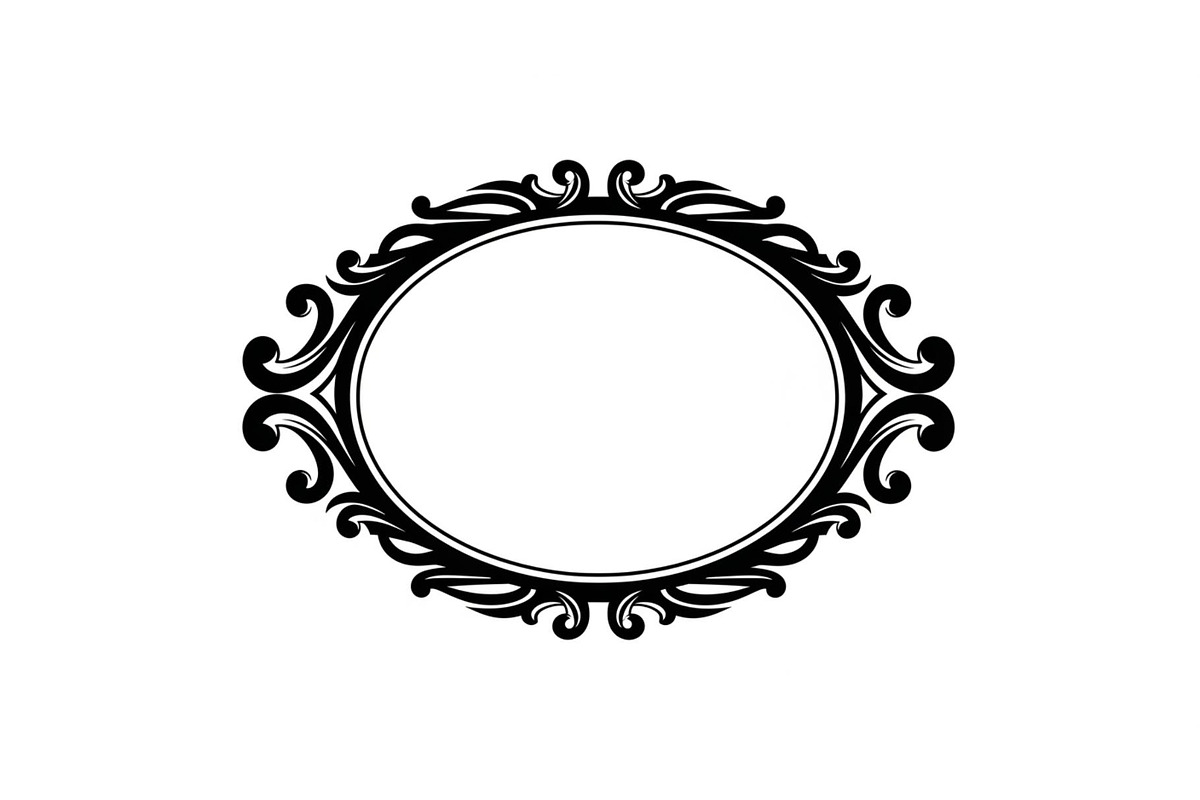 Vintage Oval Frame Vector Bundle, an Illustration by musafir_fashion (Photo 31 of 31)