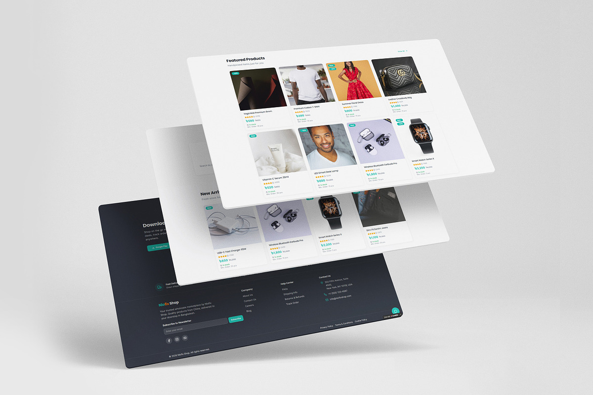 High Converting eCommerce Website, a React Template by Niofix (Photo 2 of 3)