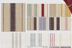 Ticking Fabrics Seamless Papers