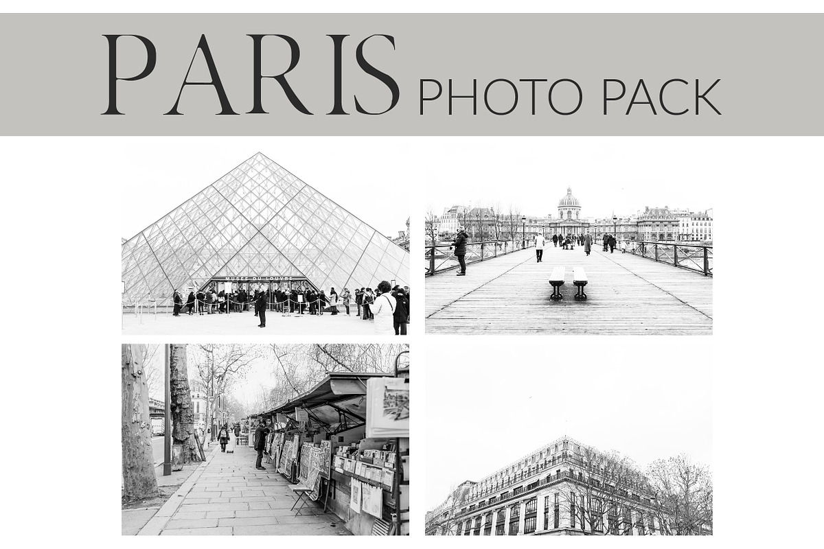 Paris in Black & White Bundle, an Architecture Photo by Suzy-Lou (Photo 4 of 5)