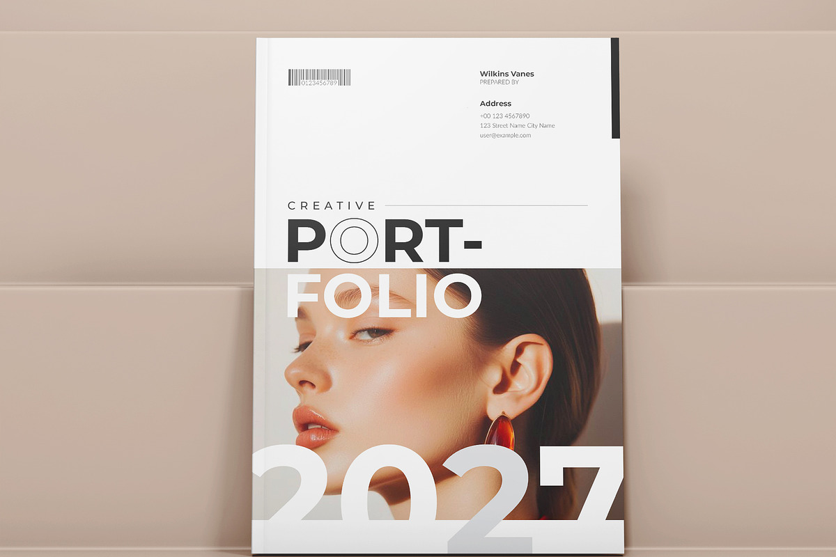 Modern Portfolio Cover Template, a Brochure Template by Spark_Creative (Photo 6 of 6)