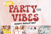 Groovy Display Font Bundle, a Handwritten Font by Timurtype (Thumbnail 5 of 10)
