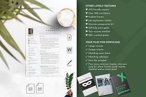 ATS Friendly CV Template Word, Pages