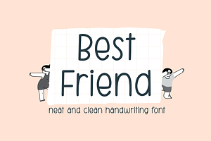 Best Friend Clean Handwriting Font