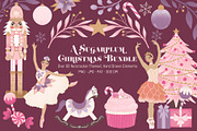 Sugarplum Christmas Clipart, an Illustration by The Audacious Brush (Thumbnail 1 of 10)