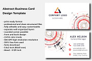 Abstract Hi Tech Business Card, a Business Card Template by Kseniya-Omega (Thumbnail 2 of 4)