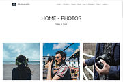 Photography Gallery WordPress Theme, a WordPress Template by Visualmodo (Thumbnail 4 of 21)