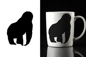 Sloth Silhouette Vector Illustration, an Animal Illustration by Unique Design Team
