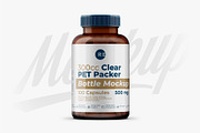 Amber Pills Bottle Mockup 300CC, a Packaging Mockup by Reformer Mockup (Thumbnail 3 of 6)