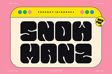 Snow Manz - Groovy & Funky Font