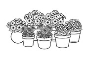 Flower Pot Silhouette Vector Bundle, an Illustration by jahid234 (Thumbnail 35 of 49)
