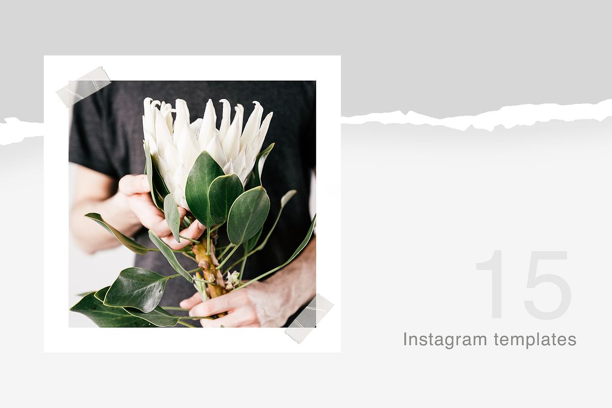 CRAFT Instagram content templates, a Social Media Template by Kristina Dubnovitskaya (Photo 3 of 5)