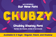 Chubzy - Chubby Display, a Sans Serif Font by Brand_Hero (Thumbnail 1 of 10)
