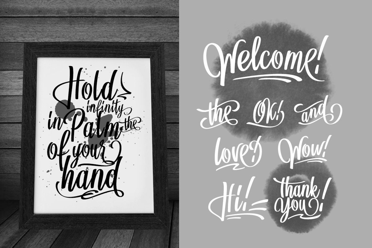 BrushWork TypeFace preview 2
