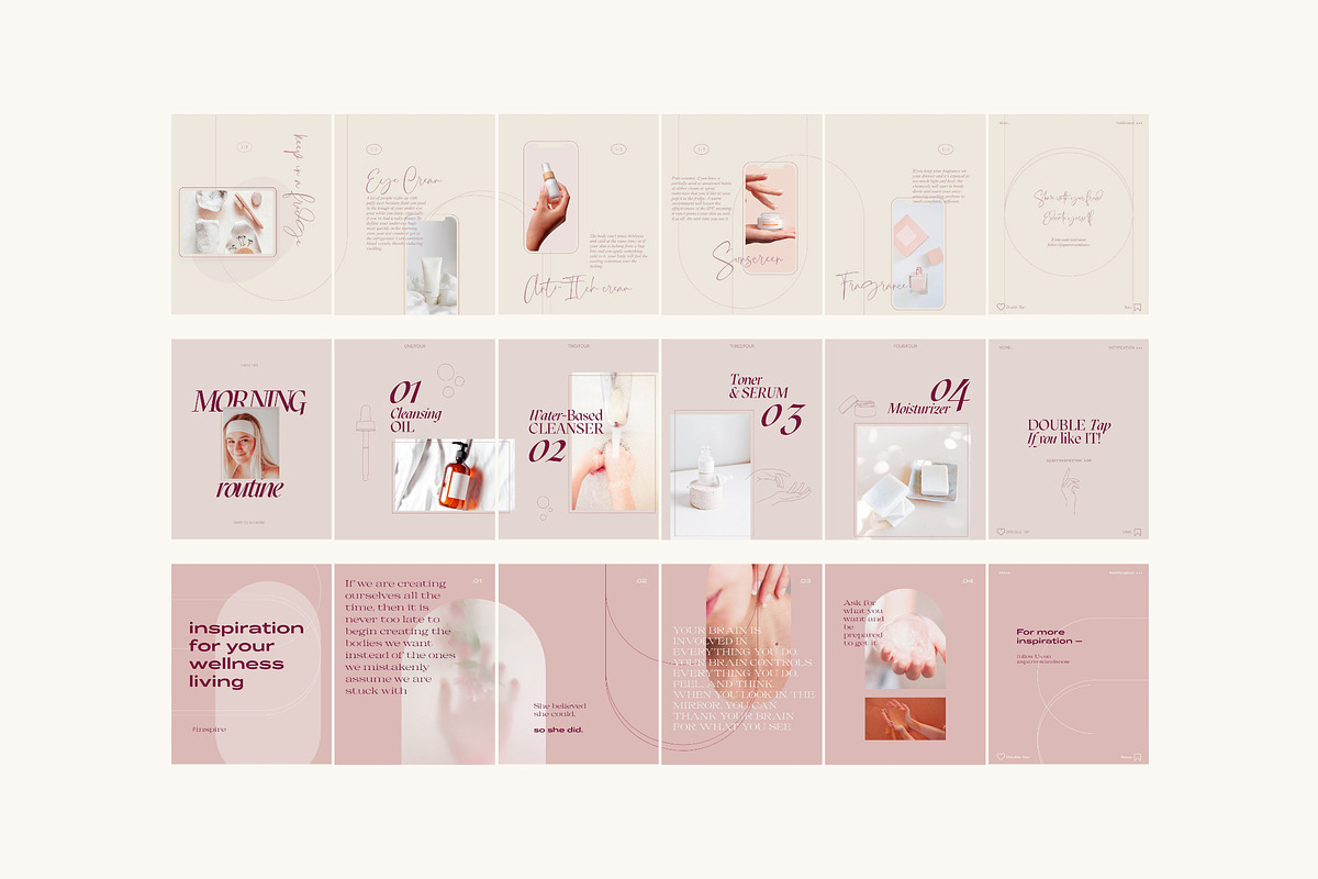 Wellness Social Media Kit CANVA PS, a Social Media Template by Sparrow & Snow (Photo 24 of 26)