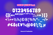 Chewy Geewy - A Groovy Bubbly Font, a Symbol Font by agnyhasyastudio (Thumbnail 13 of 15)