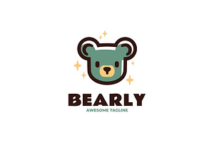 Bear Simple Mascot Logo, a Branding & Logo Template by Artnivora.Std