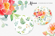 Alicia watercolor floral collection, an Illustration by OJardin (Thumbnail 5 of 5)