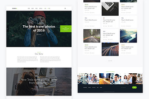 Corio — Blog PSD Template
