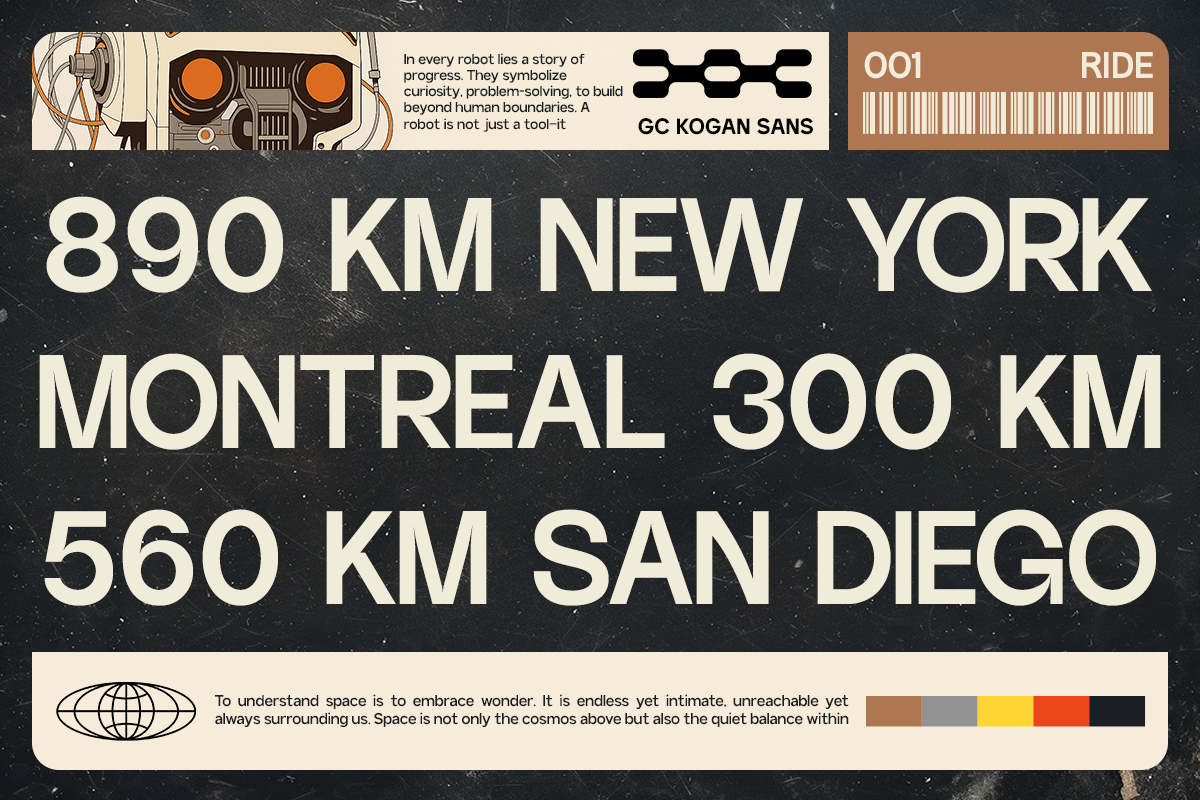 GC Kogan – Dynamic Modern Sans, a Sans Serif Font by Glyphonic (Photo 11 of 15)
