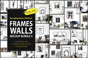 Frames & Walls Scandinavian Bundle-3, a Print Template by Yuri-U (Thumbnail 1 of 42)