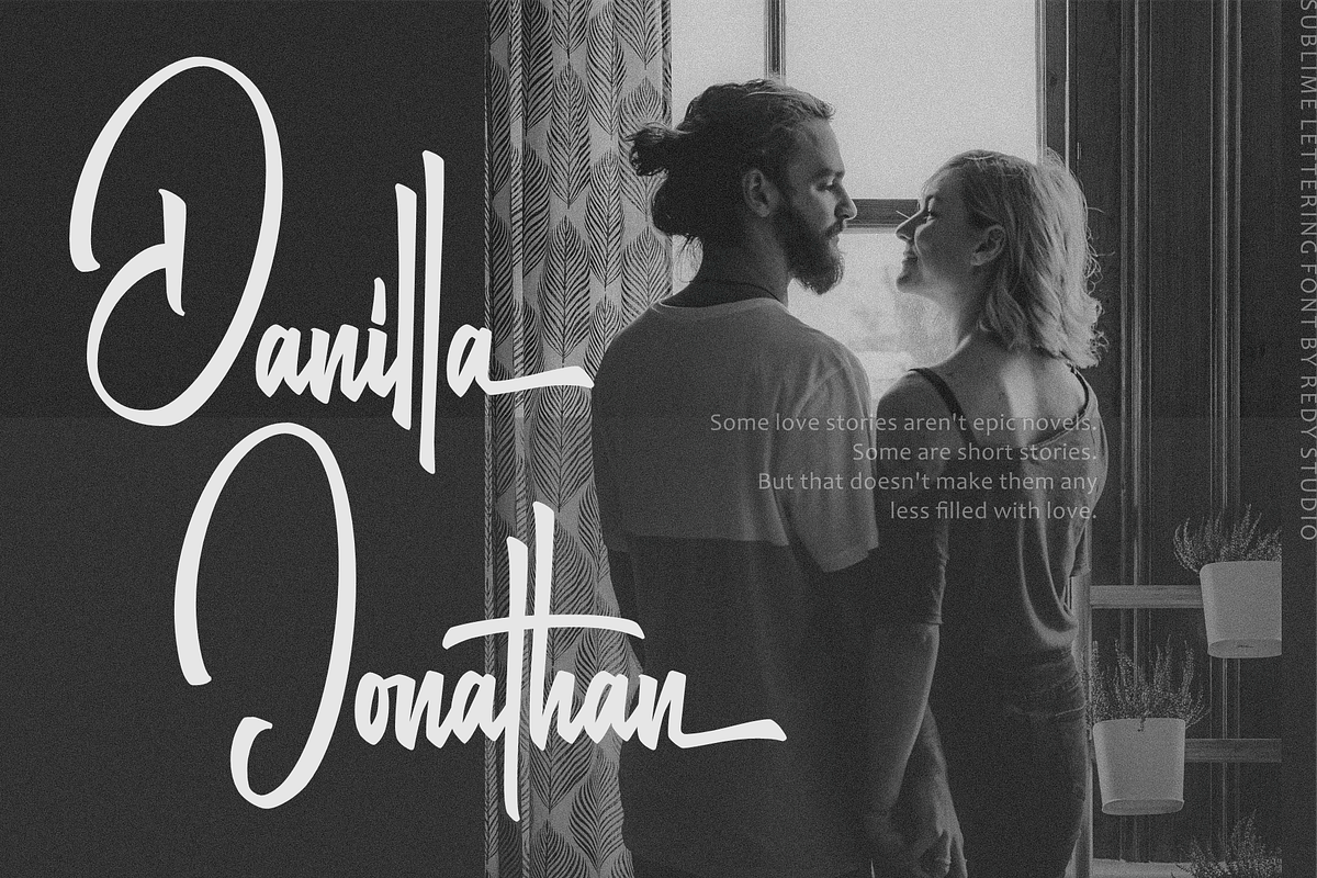 Sublime Lettering Font, a Script Font by RedyStudio (Photo 14 of 18)