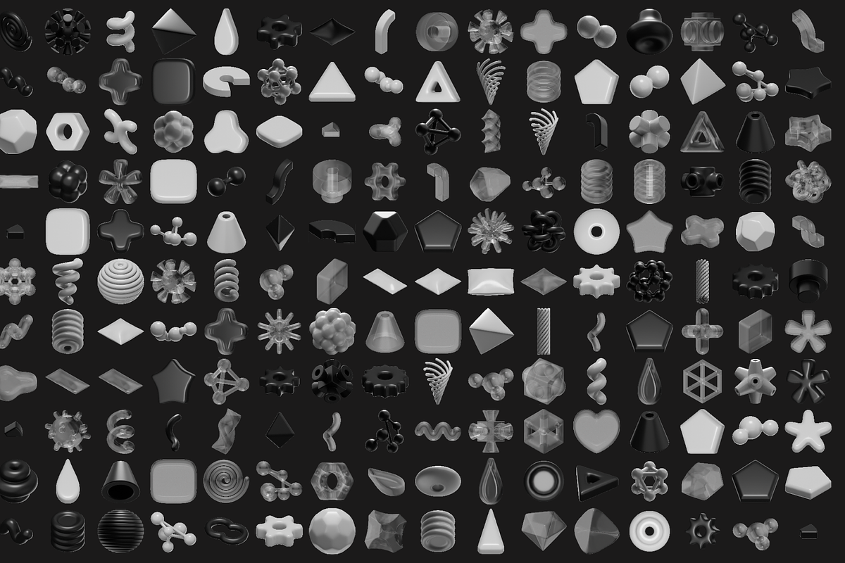 Abstracts — abstract shapes library, an Object 3D Model by Belkin by Design (Photo 8 of 8)