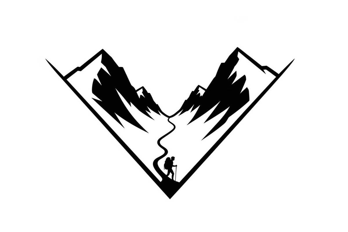 Tent and Mountain Emblem Bundle, an Object Illustration by Gfx_Store (Photo 9 of 12)