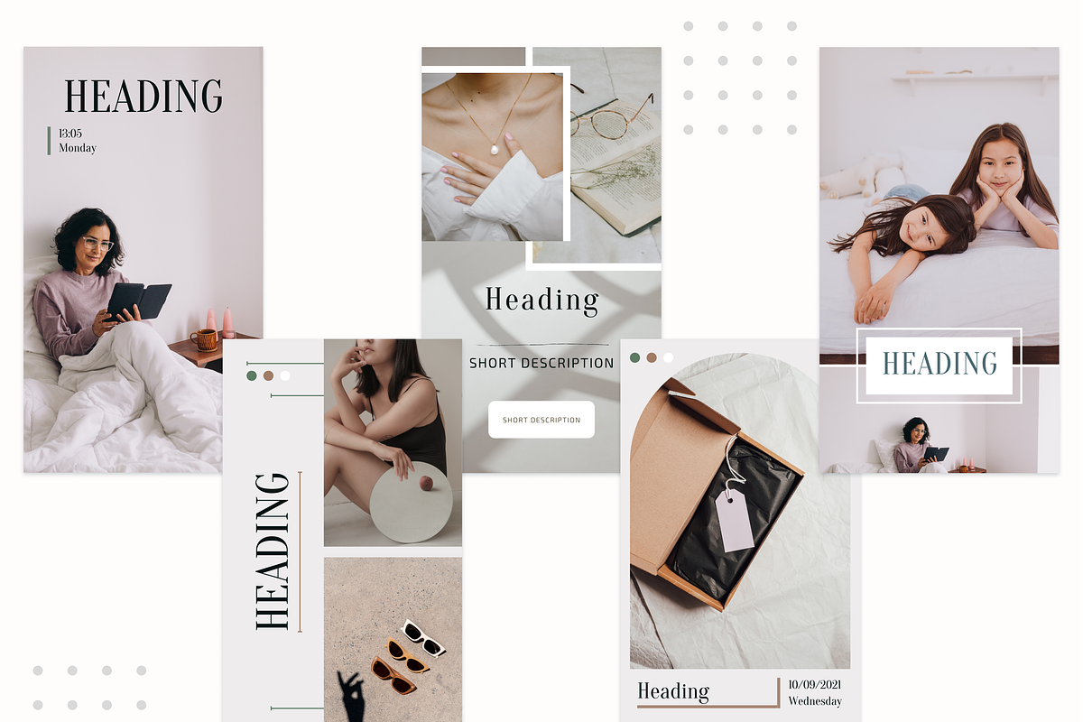 30 Canva Instagram Templates stories, a Social Media Template by KaluginaWEB (Photo 7 of 7)